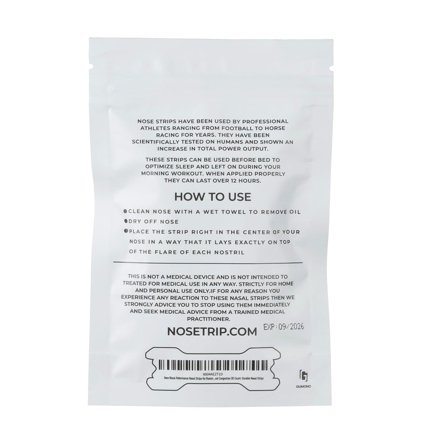 Performance Nasal Strips - "One More"